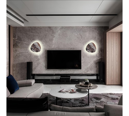 Бра Crystal Lux BILBAO AP10W LED D300 WHITE