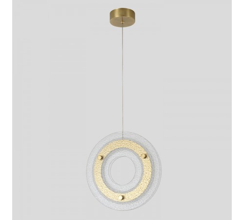 Светильник подвесной Crystal Lux DIEGO SP25W LED BRASS