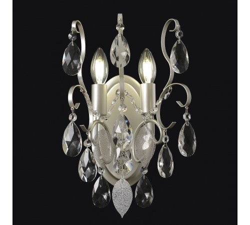 Бра Crystal Lux ESMIRALDA AP2 SILVER