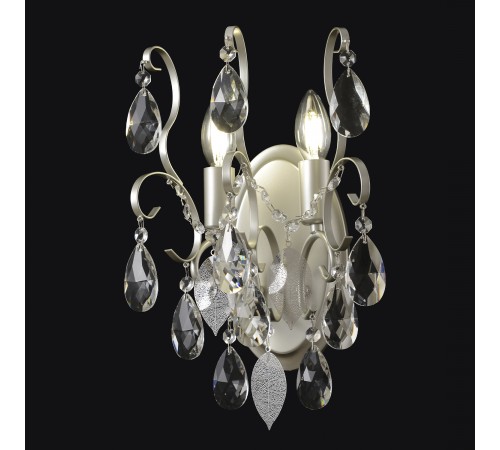 Бра Crystal Lux ESMIRALDA AP2 SILVER
