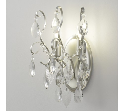 Бра Crystal Lux ESMIRALDA AP2 SILVER