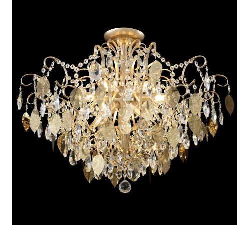 Светильник потолочный Crystal Lux ESMIRALDA PL9 GOLD