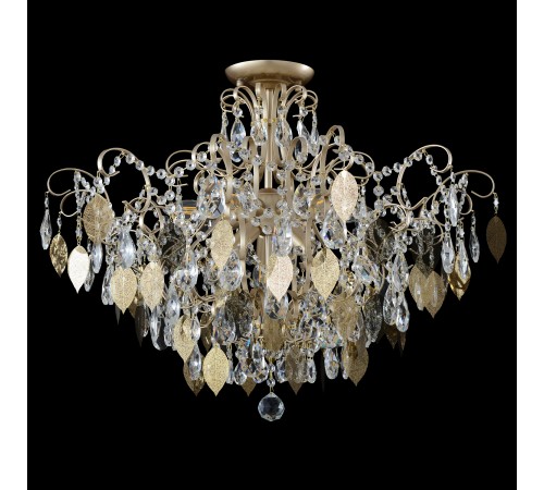 Светильник потолочный Crystal Lux ESMIRALDA PL9 GOLD