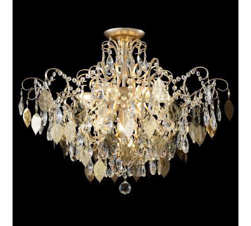 Светильник потолочный Crystal Lux ESMIRALDA PL9 GOLD