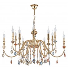 Люстра Crystal Lux MERCEDES SP6+6 GOLD/COLOR