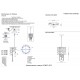 Светильник подвесной Crystal Lux ROMEO SP2 CHROME D250