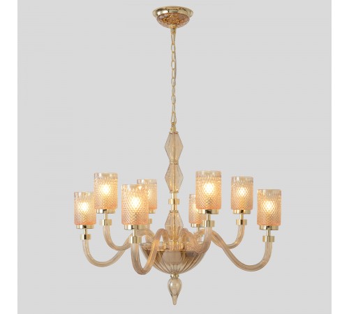 Люстра Crystal Lux SILVESTRO SP8 AMBER