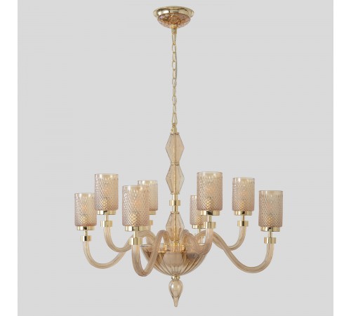 Люстра Crystal Lux SILVESTRO SP8 AMBER