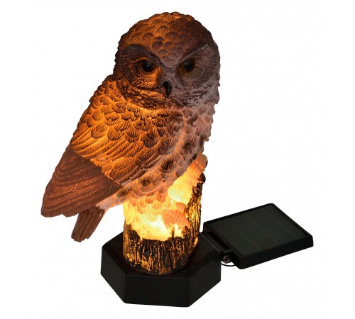Птица световая Uniel UL-00011605 BROWN OWL