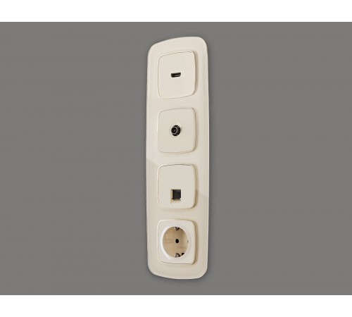 Накладка для розетки HDMI Ambrella Volt OP3140 Quant