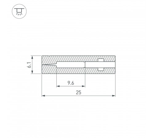 Профиль Arlight 023911 ARH-NANOLINE-5-2000 ANOD