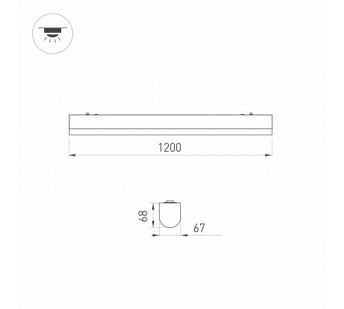 Накладной светильник Arlight 030991 LARGO