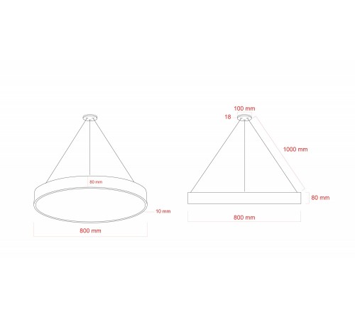 Подвесной светильник Эра Б0058902 Ring