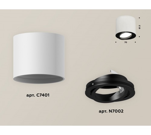 Накладной светильник Ambrella Light XS7401002 XS