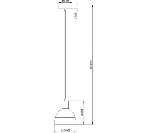 Подвесной светильник Moderli V2710-1P Irina