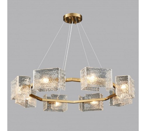 Подвесная люстра iLamp 2078-D890 BR Dallas