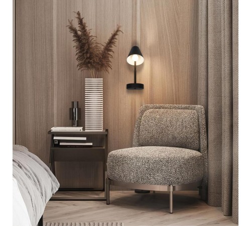 Бра Loft it 10216/1W Black Shelf