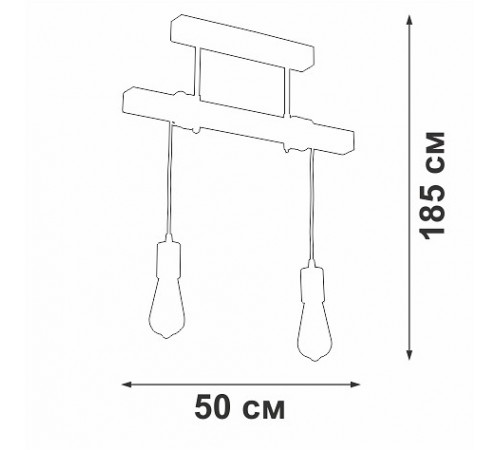 Подвесной светильник Vitaluce V2860-1/2PL V2860