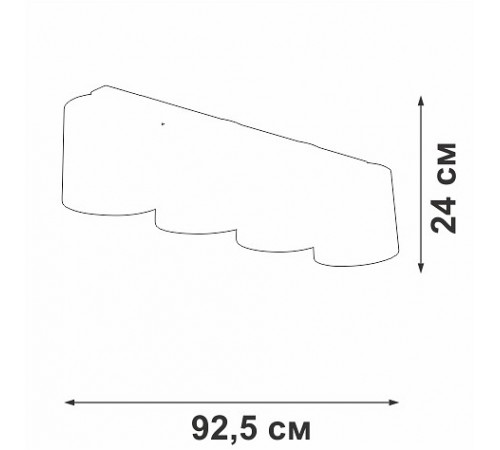 Накладной светильник Vitaluce V2881-1/4PL V2881