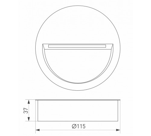 Встраиваемый светильник Arlight 029962 Trail