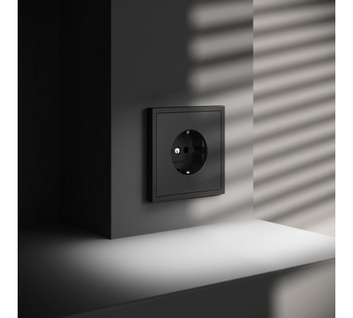 Розетка с заземлением, без рамки Voltum VLS040108 S70