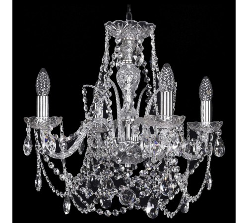Подвесная люстра Bohemia Ivele Crystal 1411/4/160/Ni 1411
