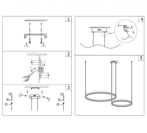 Подвесной светильник Kink Light 08219,33P(3000K) Тор