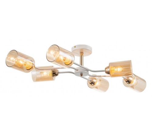 Люстра на штанге Escada 1131/6P White/Gold Vertigo