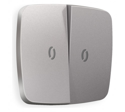 Клавиши для выключателя двухклавишного c подсветкой Ambrella Volt OP5040 Quant