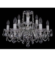 Подвесная люстра Bohemia Ivele Crystal 1402/6_3/195/Ni/Leafs 1402