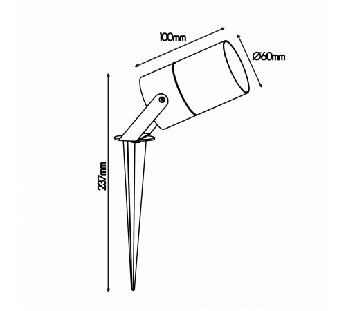Наземный низкий светильник Mantra 8155 Quebec