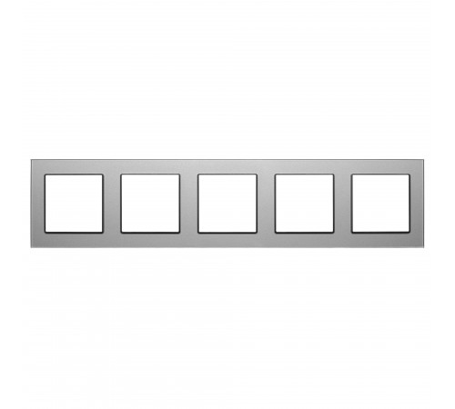 Рамка на 5 постов Arlight 43807 GLARE