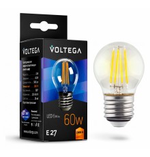 Лампа светодиодная Voltega 7023 Globe E27 6W