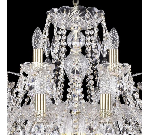 Подвесная люстра Bohemia Ivele Crystal 1411/16+8/360/G 1411