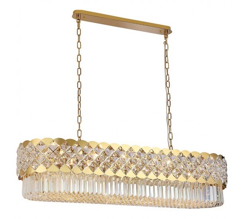 Подвесная люстра Newport 8300/120 oval gold polished ASHLEY