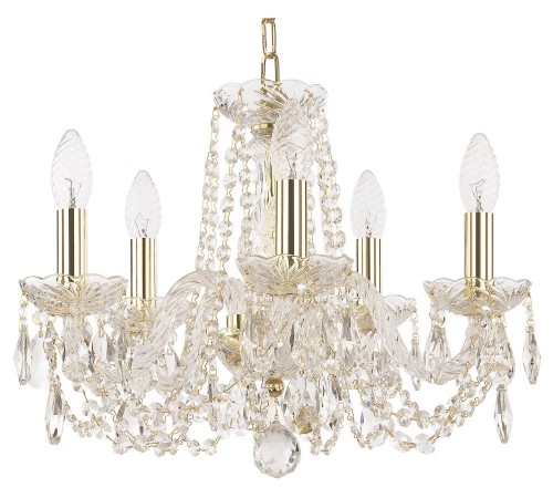 Подвесная люстра Bohemia Ivele Crystal 1402/5/141/G 1402