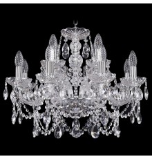 Подвесная люстра Bohemia Ivele Crystal 1411/8+4/195/Ni 1411