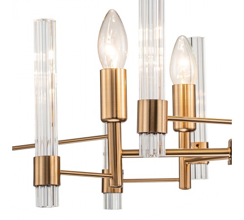 Подвесная люстра Indigo 11040/5P Brass Favara