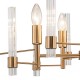 Подвесная люстра Indigo 11040/5P Brass Favara