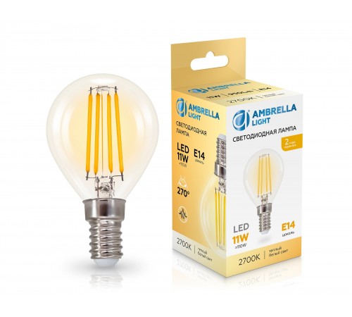 Лампа светодиодная Ambrella Light 451133 G45