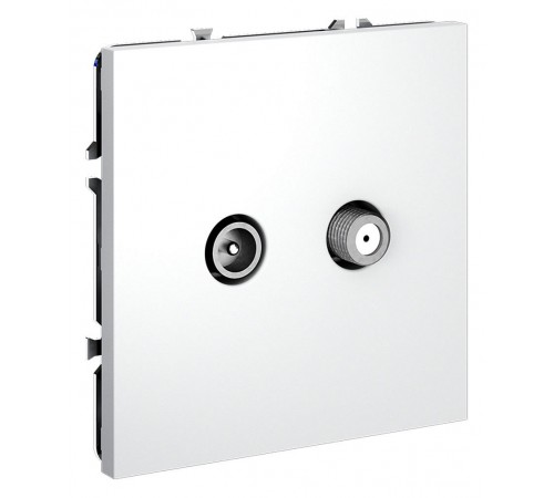 ТВ-розетка и SAT-розетка оконечная без рамки Voltum VLS060402 S70