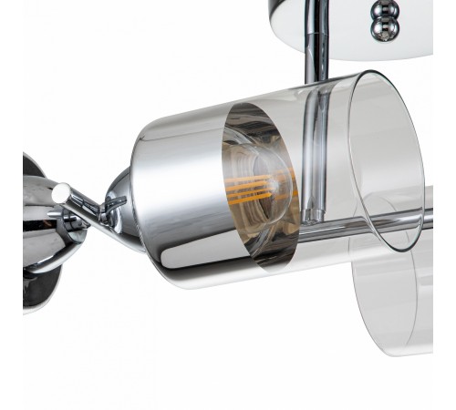 Люстра на штанге Escada 1110/4P Chrome Bungarus