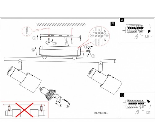 Спот Eglo 92085 Davida
