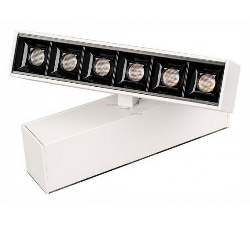 Светильник на штанге Arlight 026968 MAG-LASER-FOLD-45-S160-6W Warm3000 (WH, 15 deg, 24V)