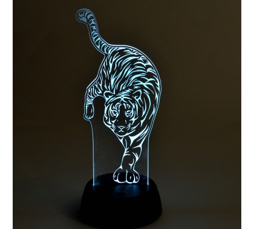 Зверь декоративный ULI-M506 RGB/3AA TIGER/BLACK UL-00008401