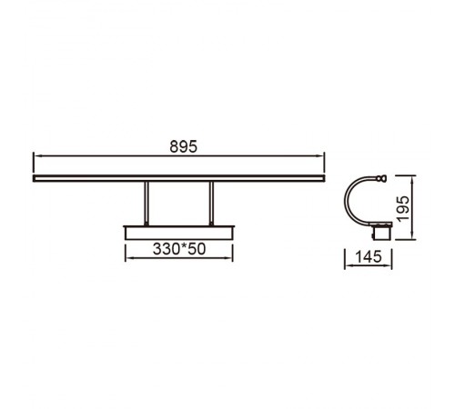 Подсветка для зеркала Mantra 8917 Paracuru