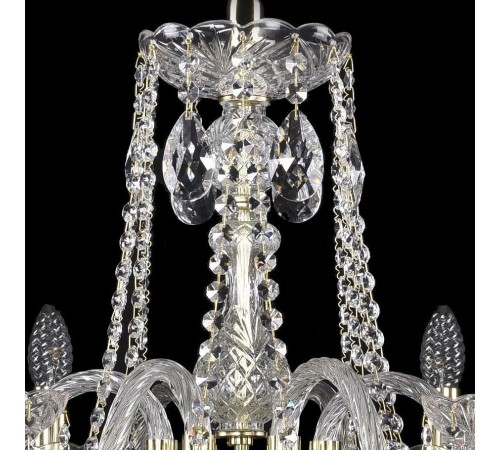 Подвесная люстра Bohemia Ivele Crystal 1402/6/240/G 1402