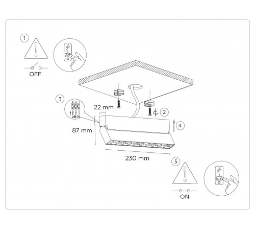 Накладной светильник Ambrella Light TA1829 TA