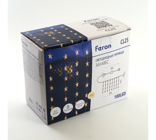 Занавес световой Feron 48607 CL25