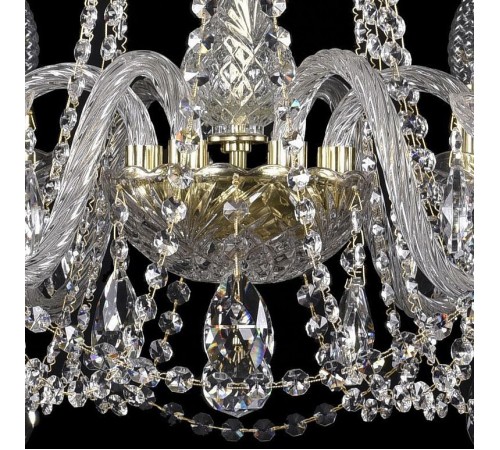 Подвесная люстра Bohemia Ivele Crystal 1402/6/240/G 1402